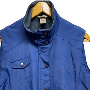 Duluth Trading Co Women's S Vest Blue Full Zip Jacket Sleeveless Outerwear EUC